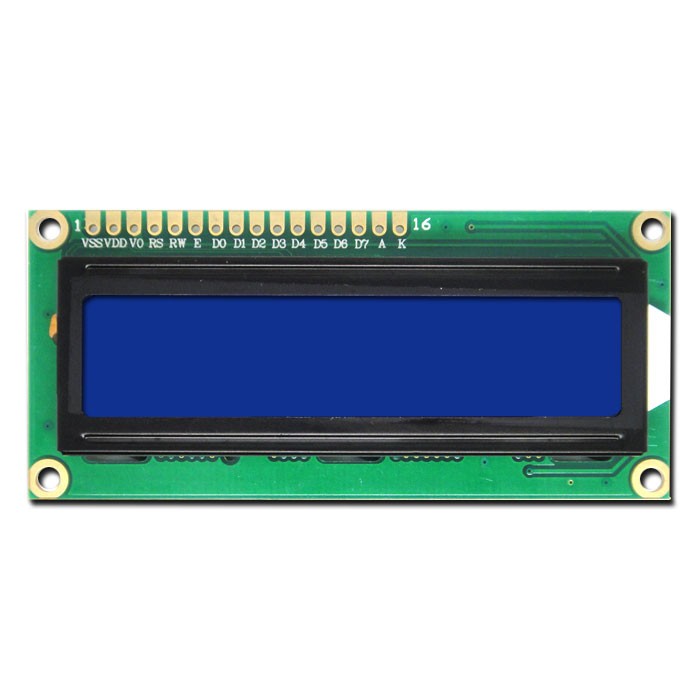 LCD 2x16 Display Module Blue Backlight