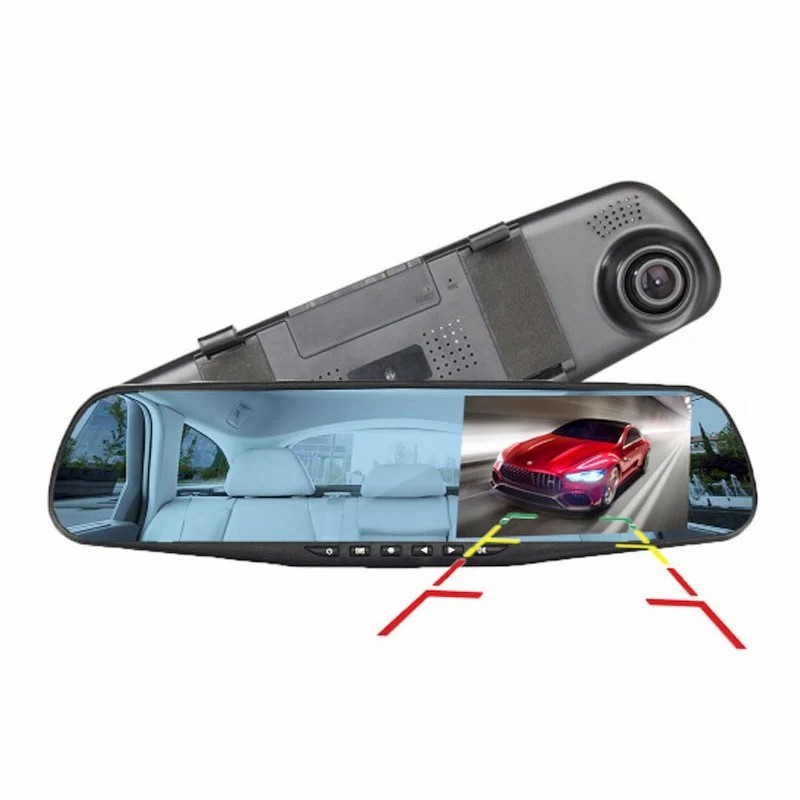 شاشة مرآة سيارة  مع 3 كامرات WIFI