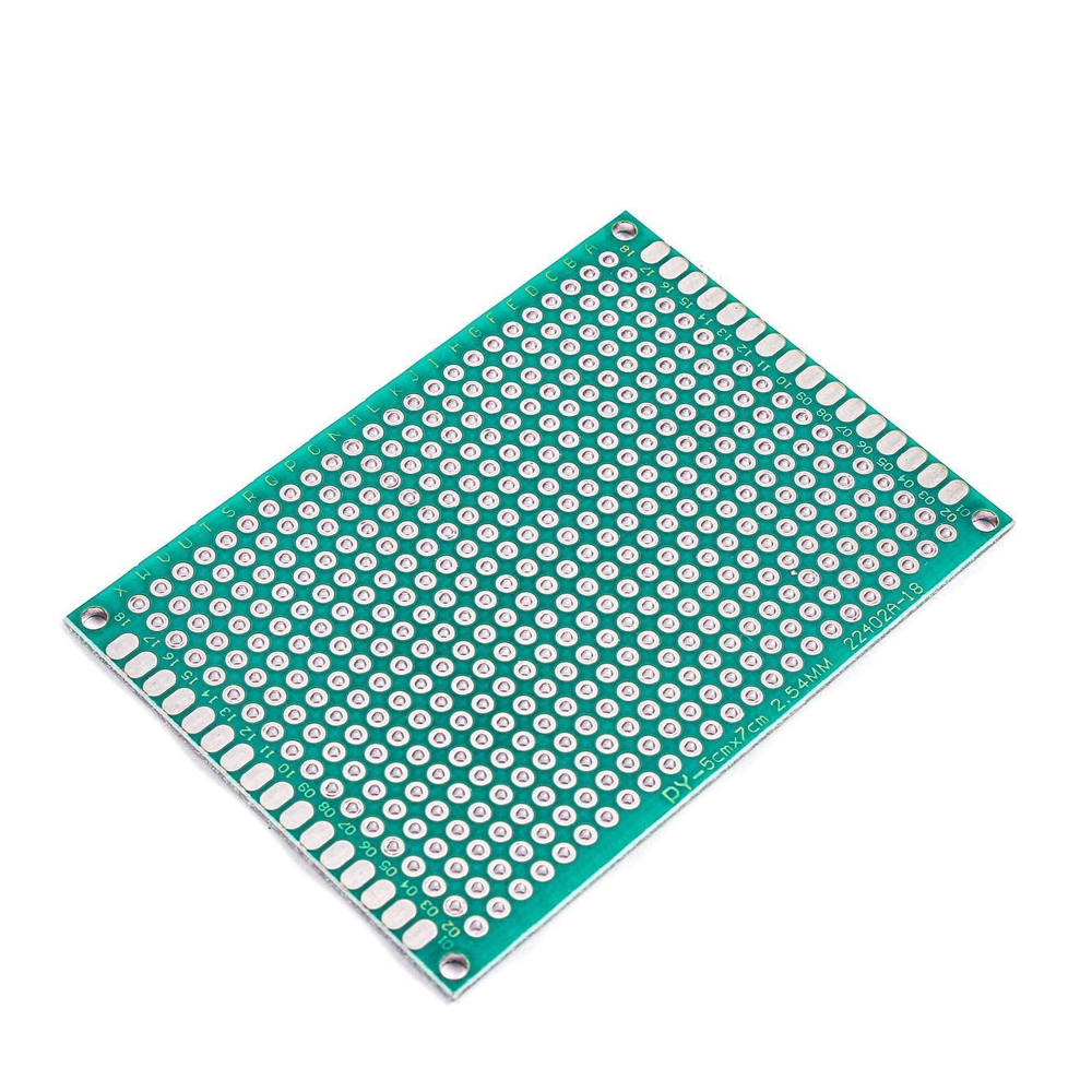 Universal 5x7cm PCB Double-Sided Prototype Board