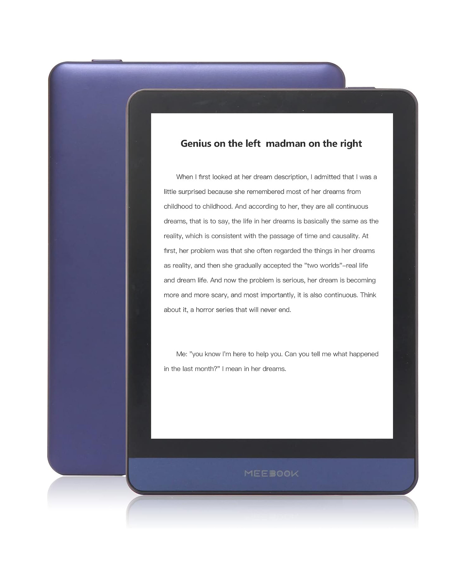 قارئ كتب الكترونية مع حافظة Meebook E-Reader M6