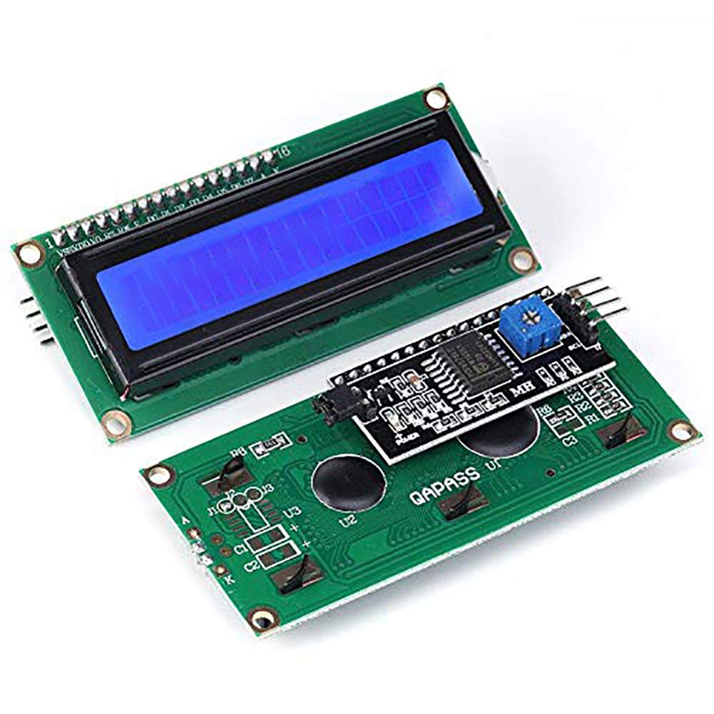 LCD 2x16 Display Module Blue with I2C