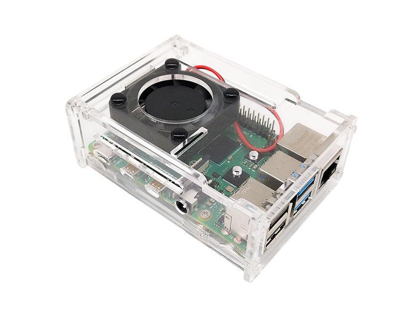 Plastic Case For Raspberry Pi 4 With Fan