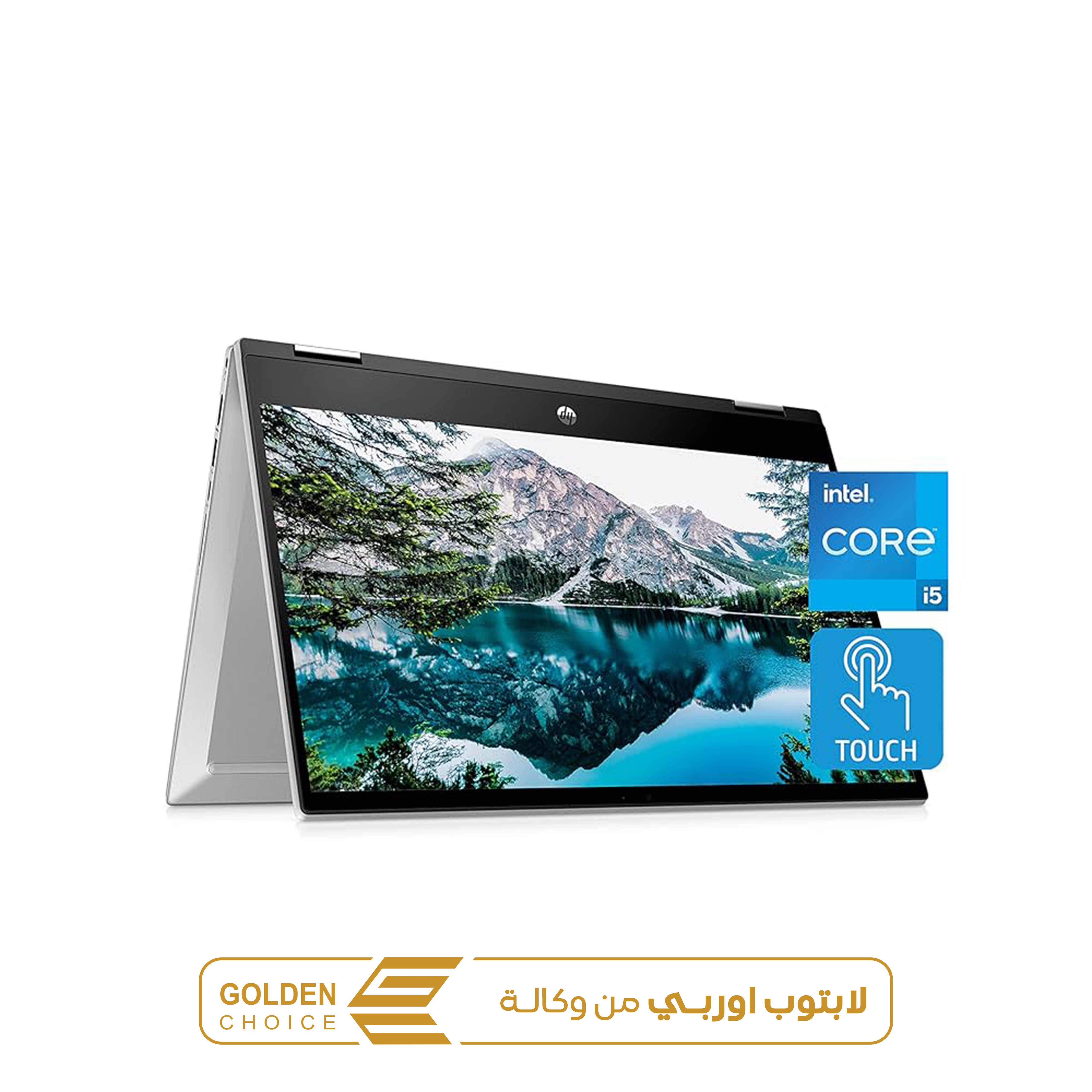 HP PAVILION 14 DW I5 11TH 8 GB 256 SSD touch 14 لابتوب اوربي