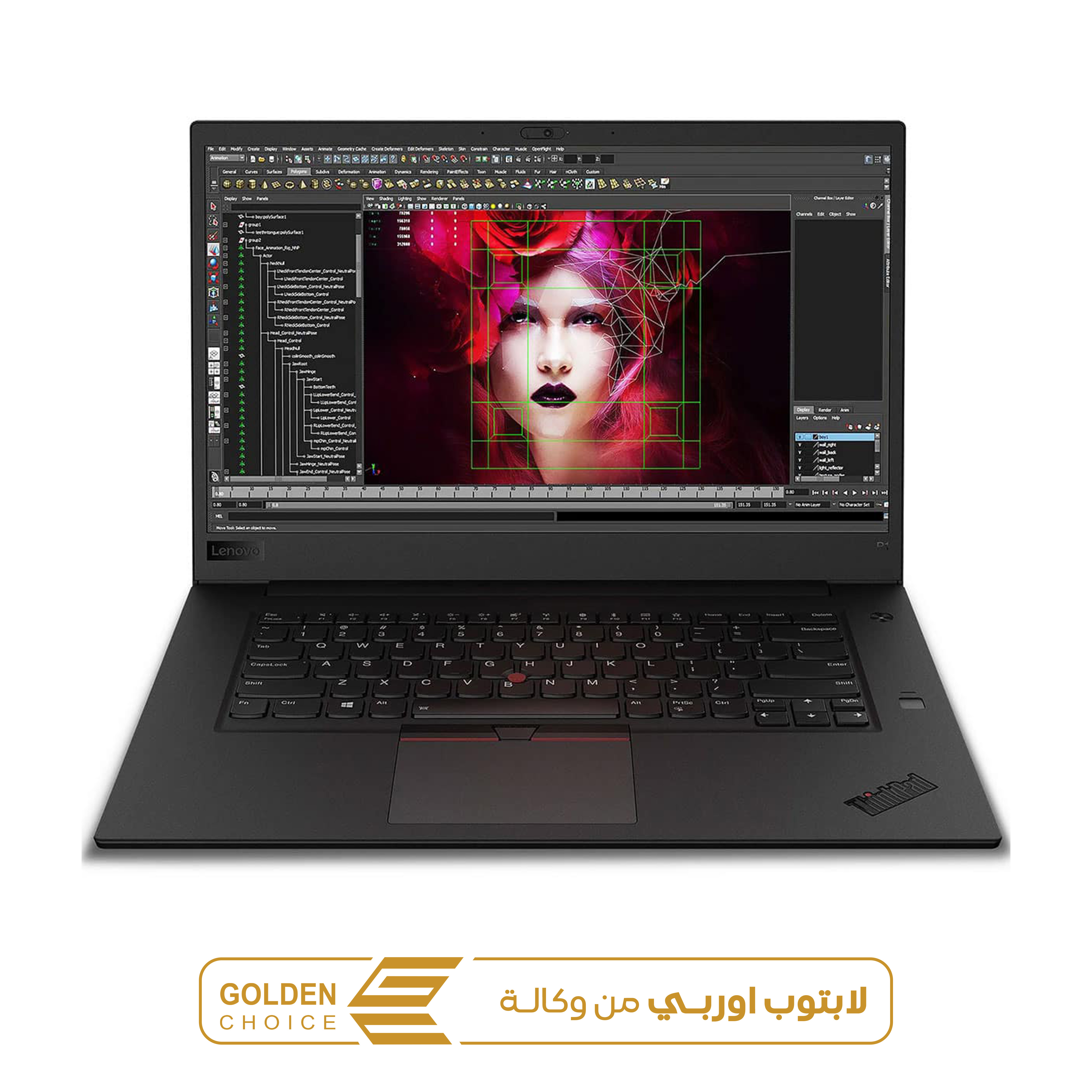 LENOVO P1 I9 10TH 32GB 512GB SSD QUADRO T2000 4GB 15INCH TOUCH لابتوب اوربي