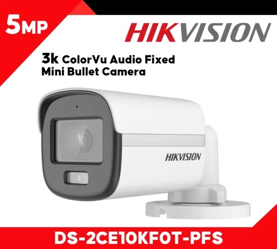 CAMERA HIKVISION 3k DS-2CE10KF0T-PFS كاميرا منزلية