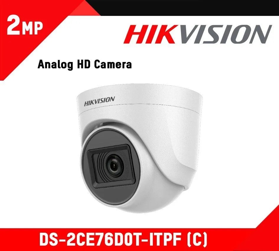 CAMERA HIKVISION DS-2CE76D0T-EXIPF 2MP كاميرا منزلية