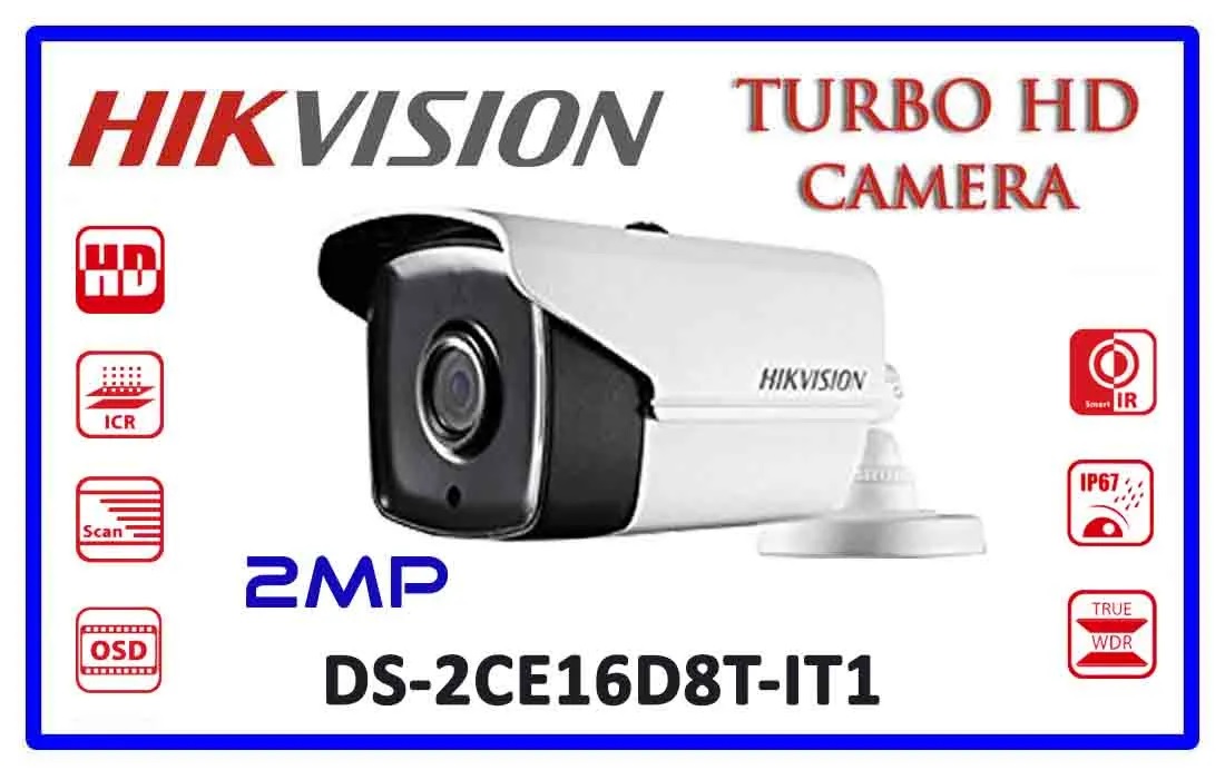 CAMERA HIKVISION DS-2CE16C0T-IT1 1MP كاميرا منزلية