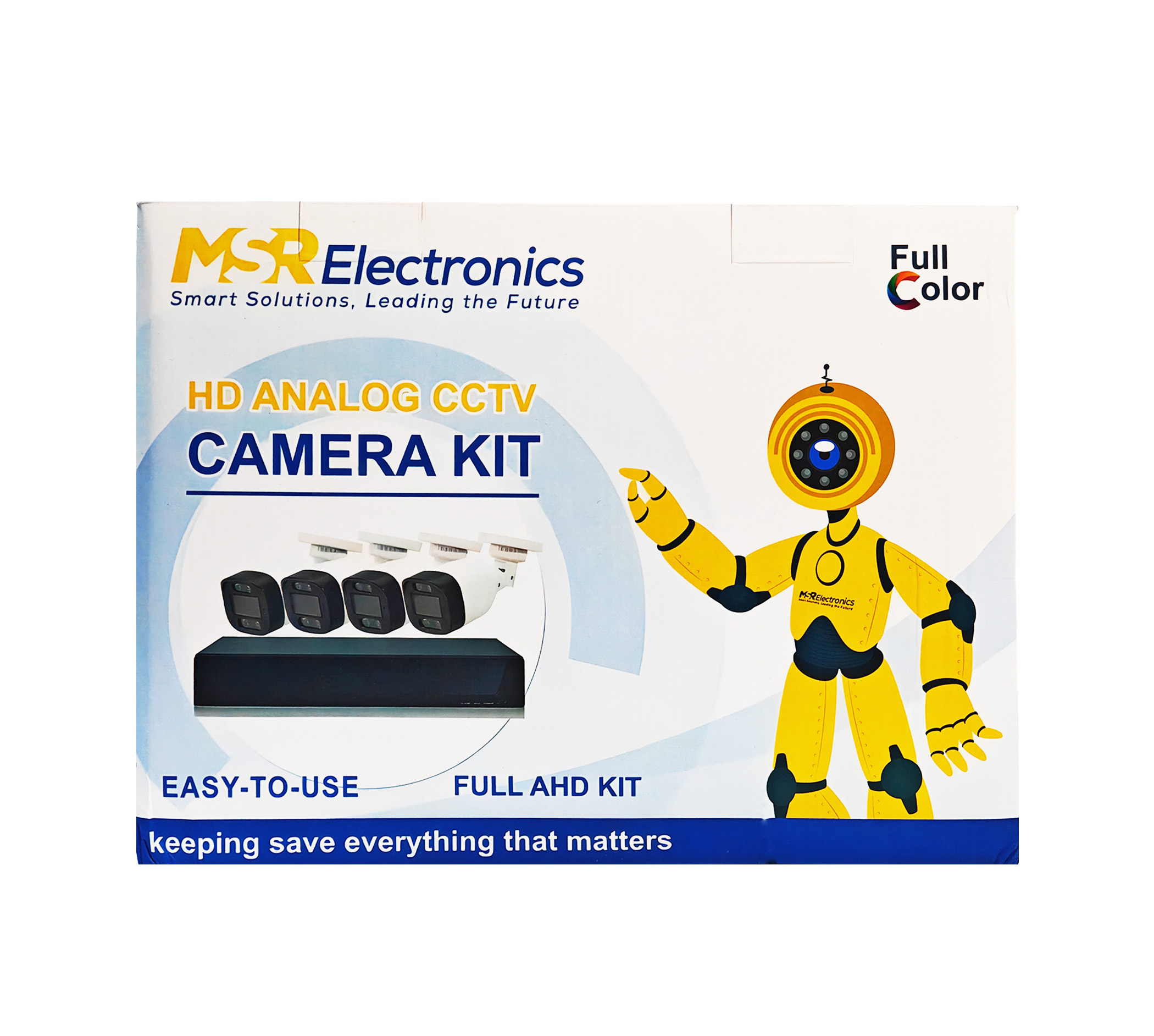 KIT CAMERA MSR 2MP FULL STARLIGHT سستم كاميرات