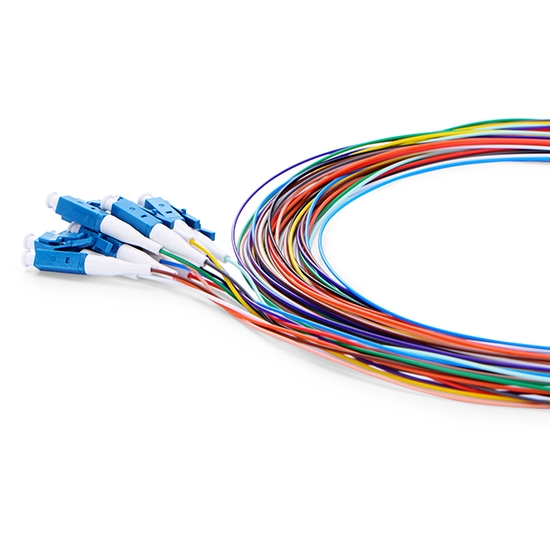 FIBER PIGTIL LC SM 1M 12-COLORE SIMPLEX B.S كيبل بيكتيل