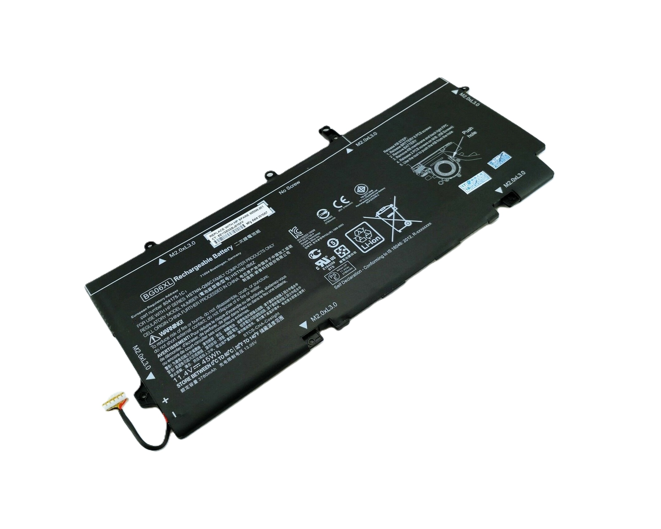 BATTERY HP BG06XL 1040 بطارية لابتوب HP