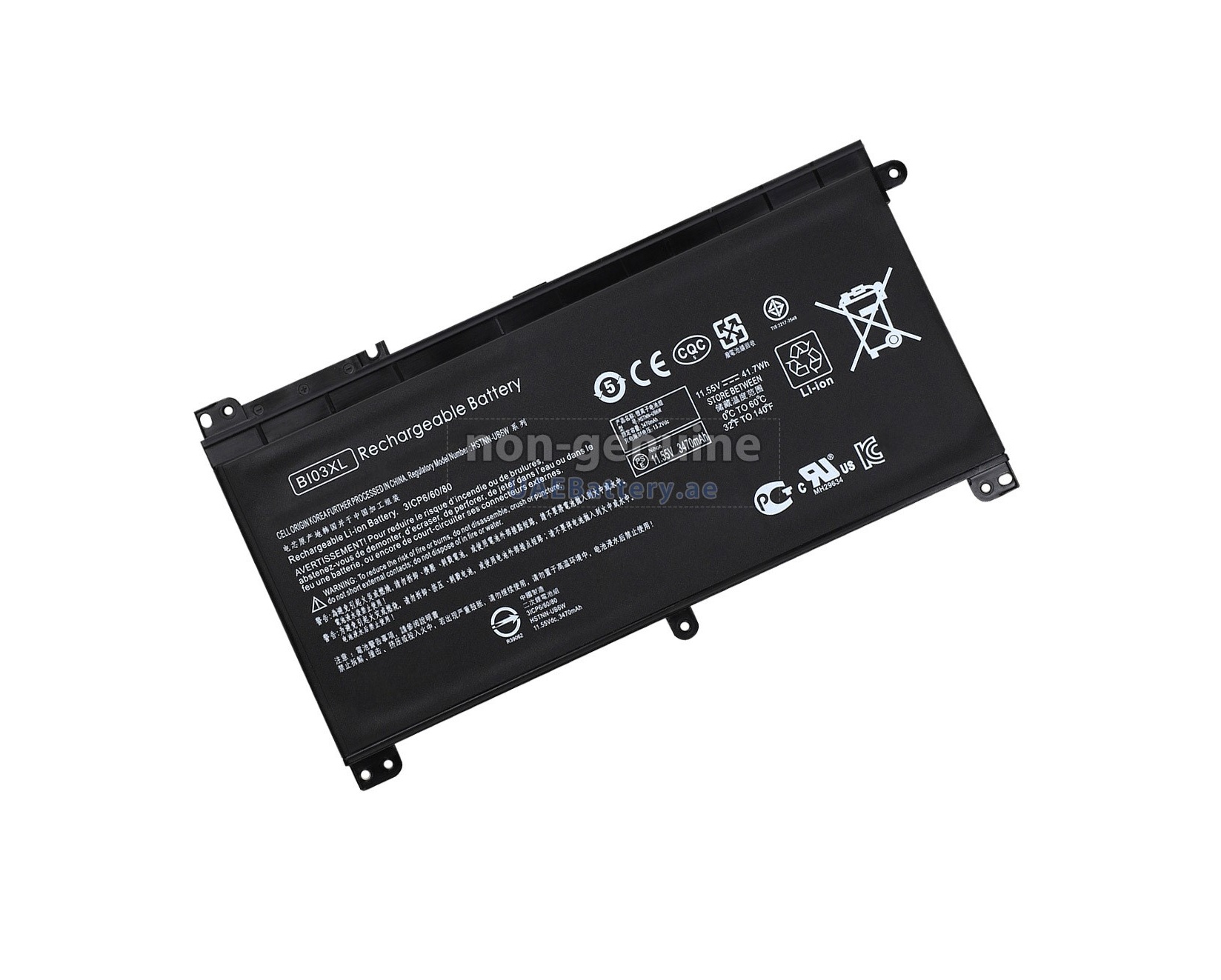BATTERY HP OMO 03XL بطارية لابتوب HP