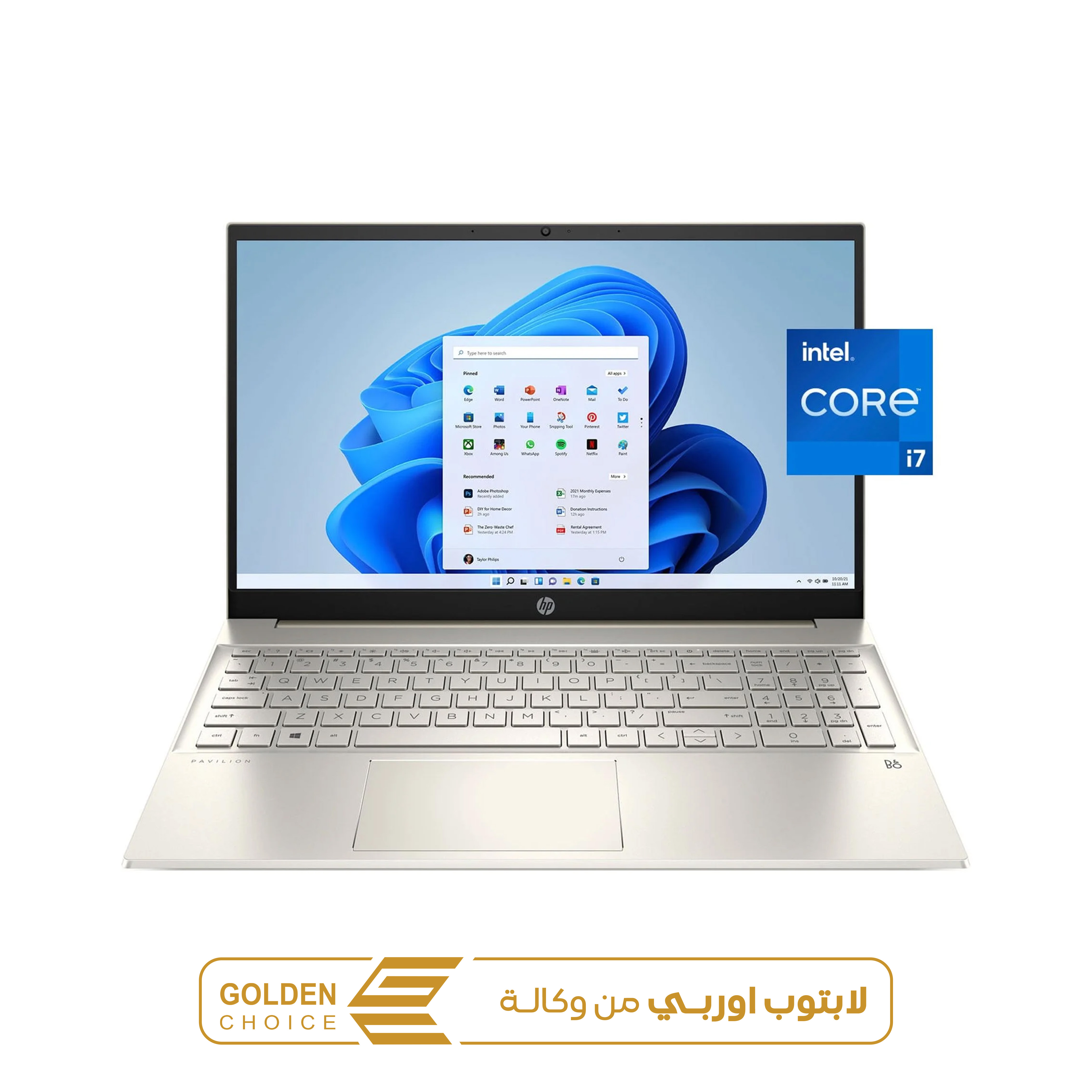 HP PAVILION 15 CI7 11TH 8GB 512GB SSD لابتوب اوربي