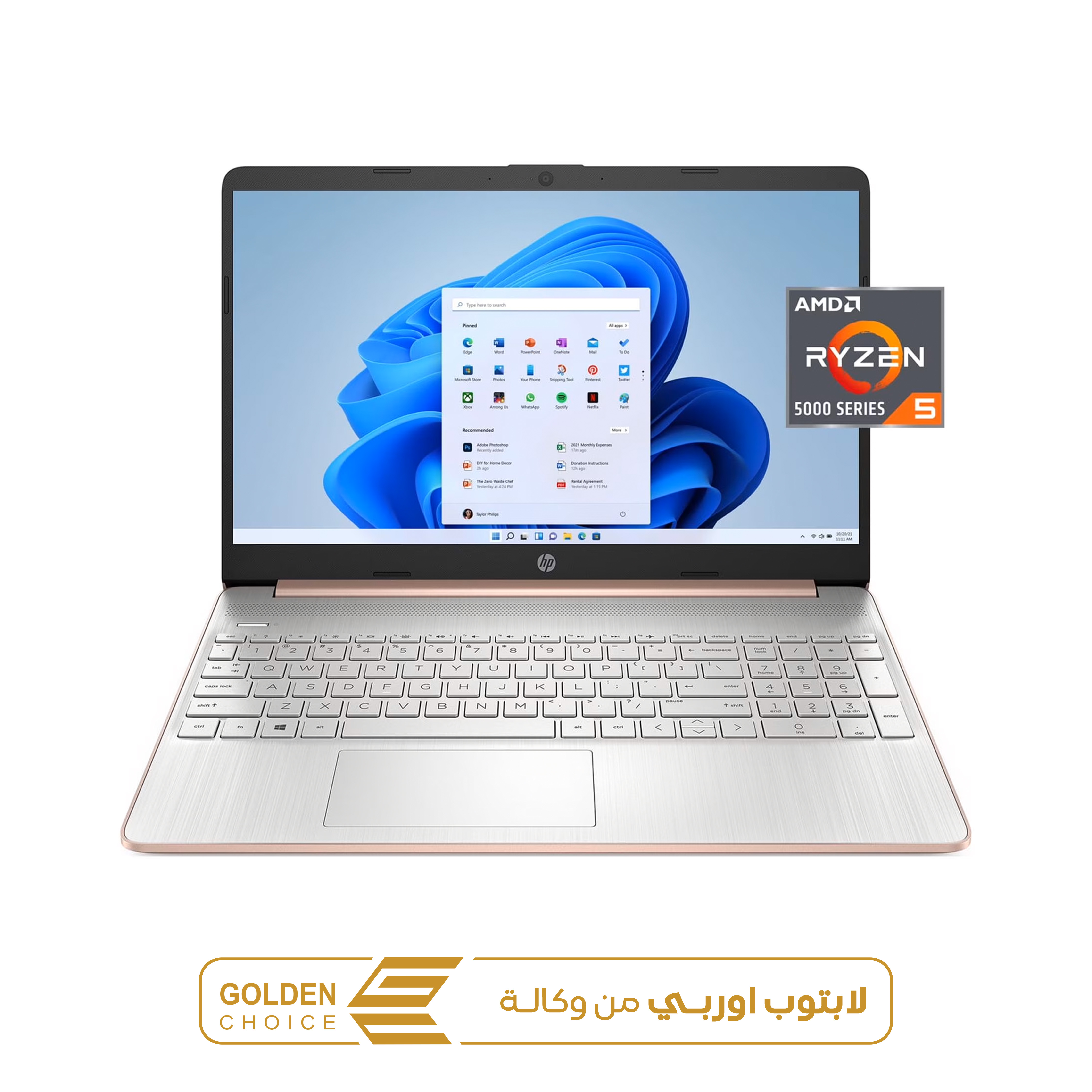 HP 15S RYZEN 5 8GB 256GB SSD لابتوب اوربي