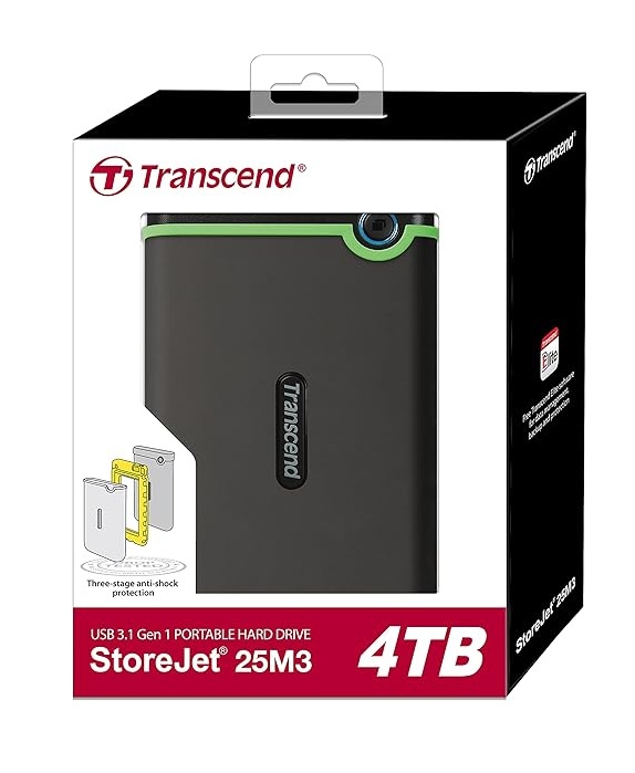 TRANSCEND HARD 4TB EXTERNAL هارد خارجي