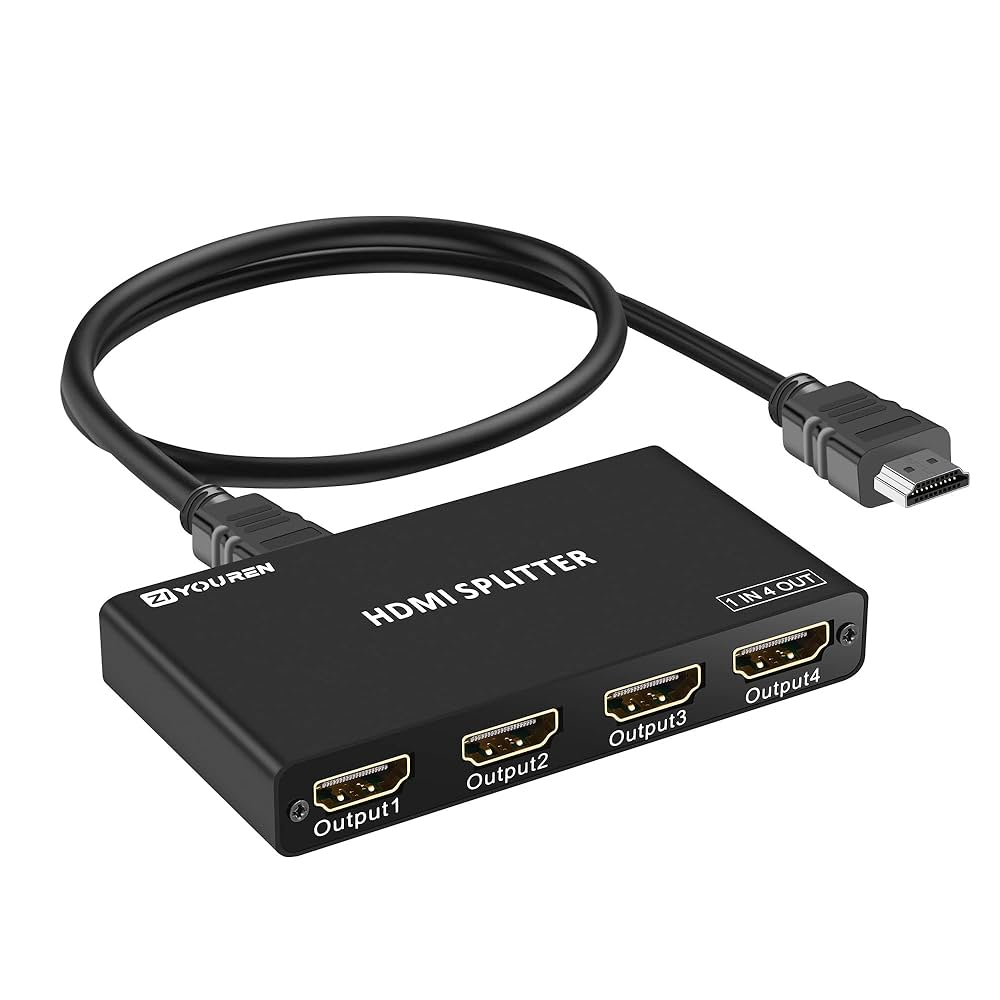 مقسم شاشة HDMI 4*1