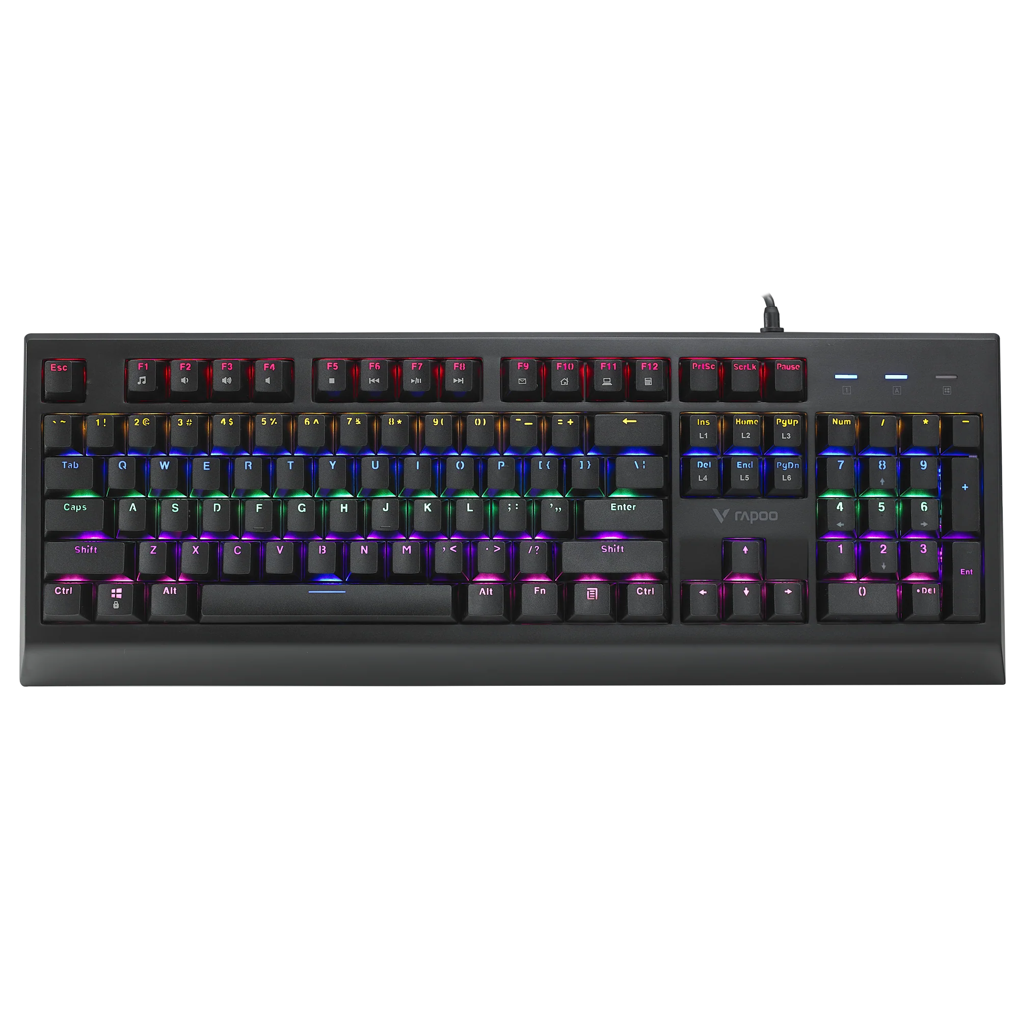 KEYBOARD MECHANICAL RAPOO V520 كيبورد سلكي