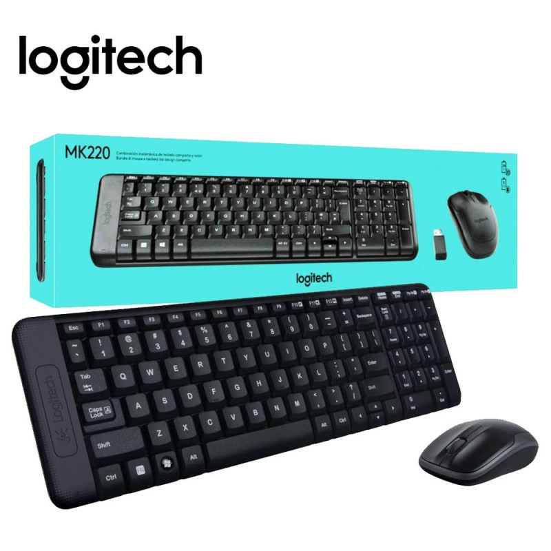 KEYBOARD+MOUSE LOGITECH MK220 كيبورد وماوس لاسلكي