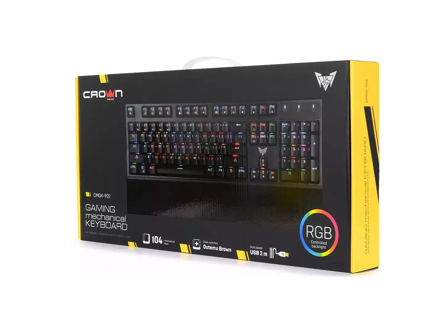CROWN KEYBOARD CMGK-902 كيبورد سلكي
