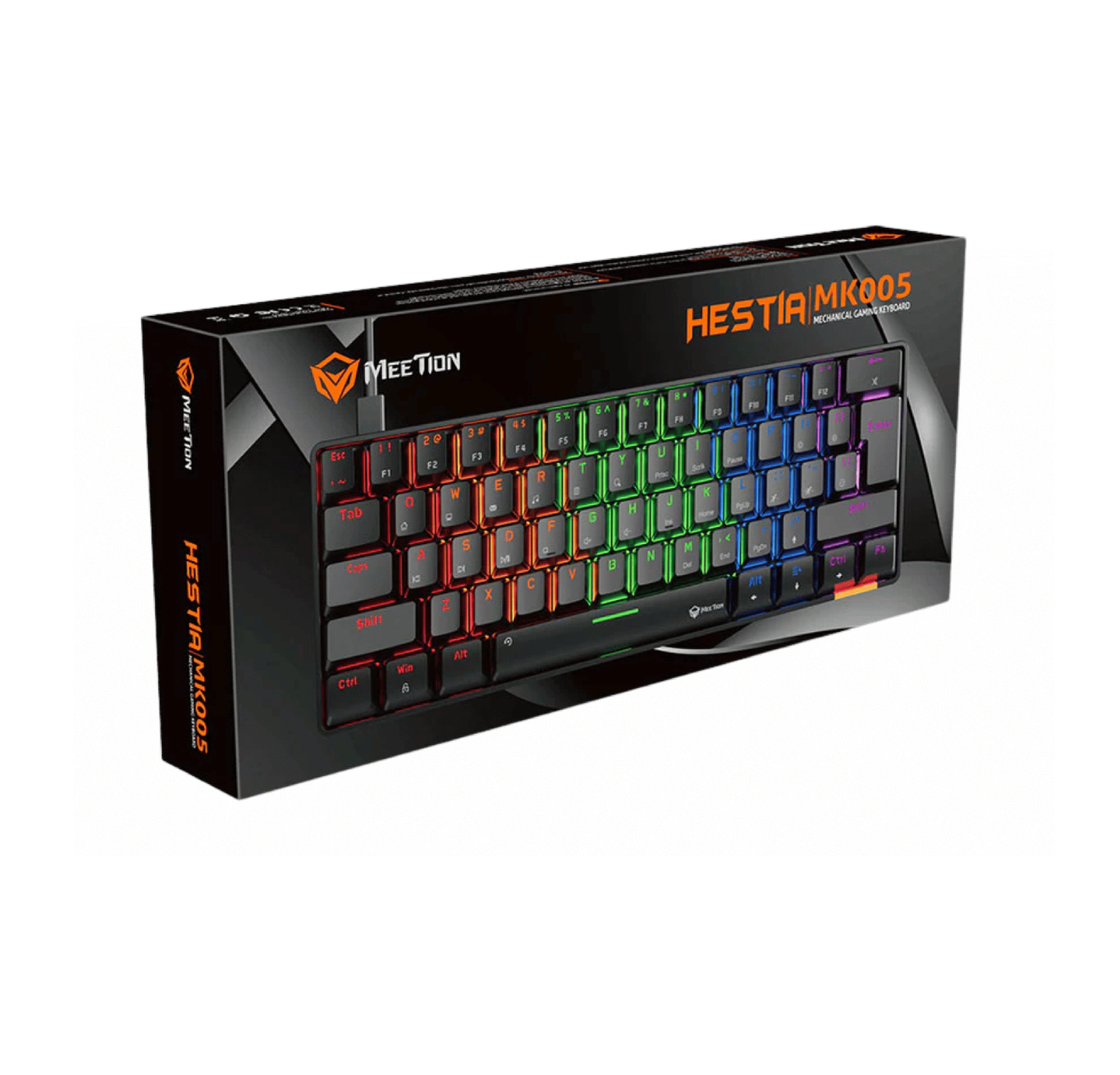 MeeTion KEYBOARD MECHANICAL 60% MT-MK005 كيبورد ميكانيكي سلكي